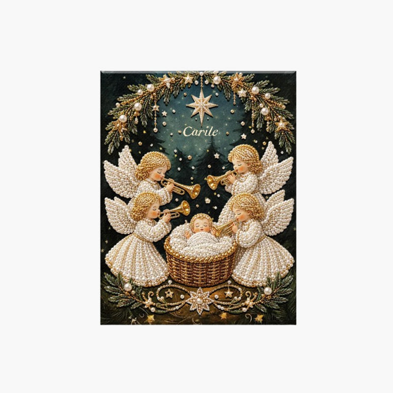 Nativity Scene Diamond Painting Kit – Christmas Christian DIY Decor