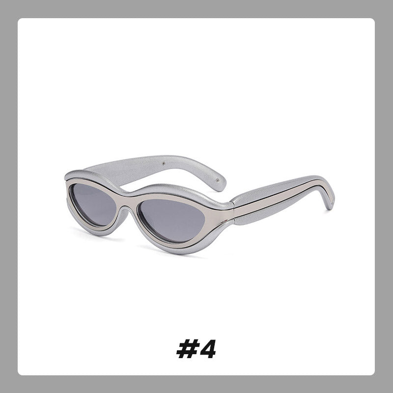 Cat-Eye Color Block UV Protection Sunglasses(Each Only $9.99)