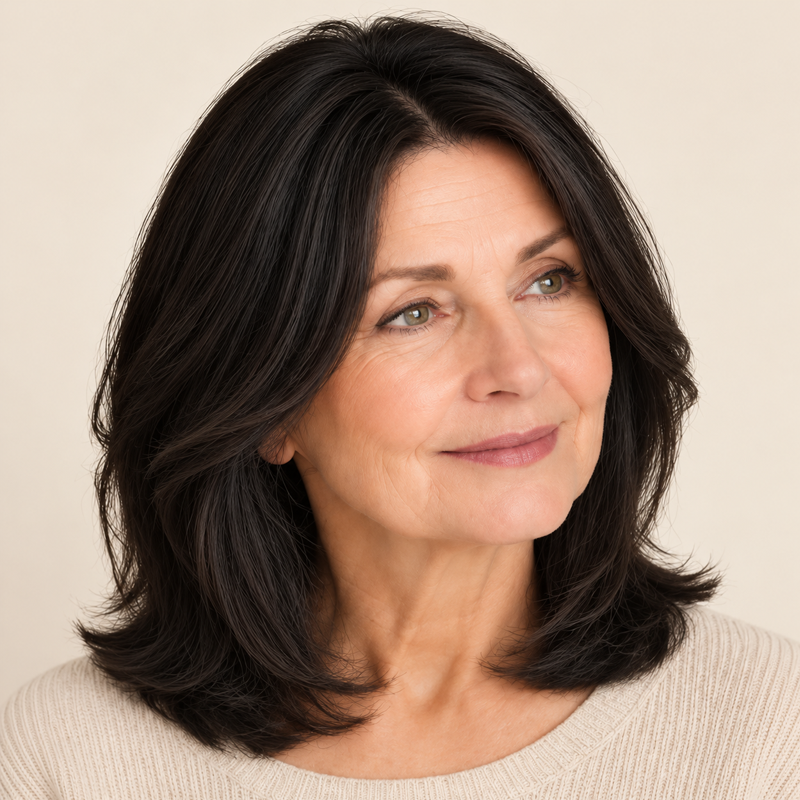 Natural-Looking Hair Topper for Women