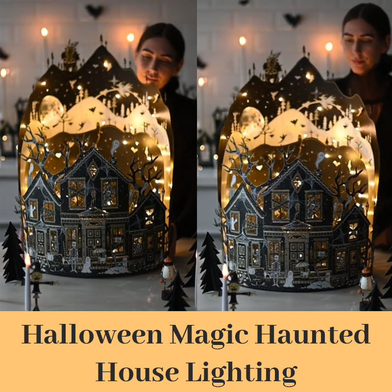 🏚️ Halloween Magic Haunted House Lighting | Light up your spooky night 🎃👻