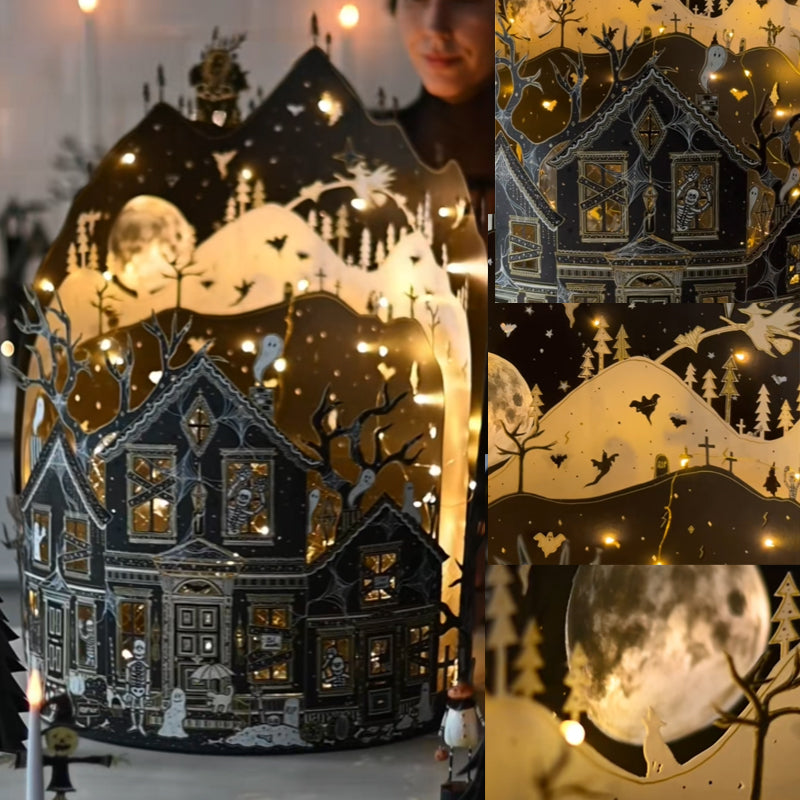 🏚️ Halloween Magic Haunted House Lighting | Light up your spooky night 🎃👻