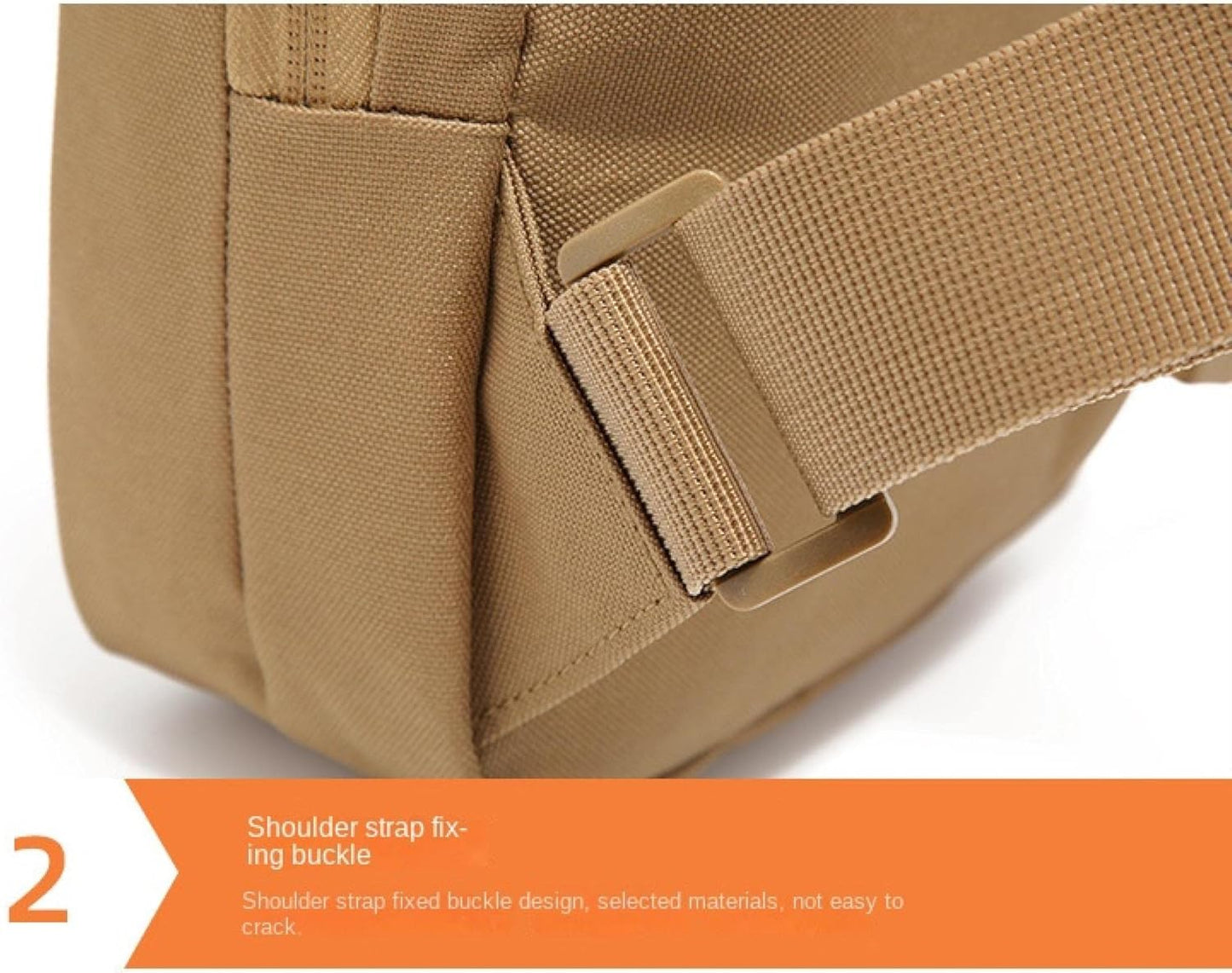 🎒 Stand Bag — Shoulder & Chest Sling with Hidden-Carry Pocket — Durable Zippered Multi-Sport Pack