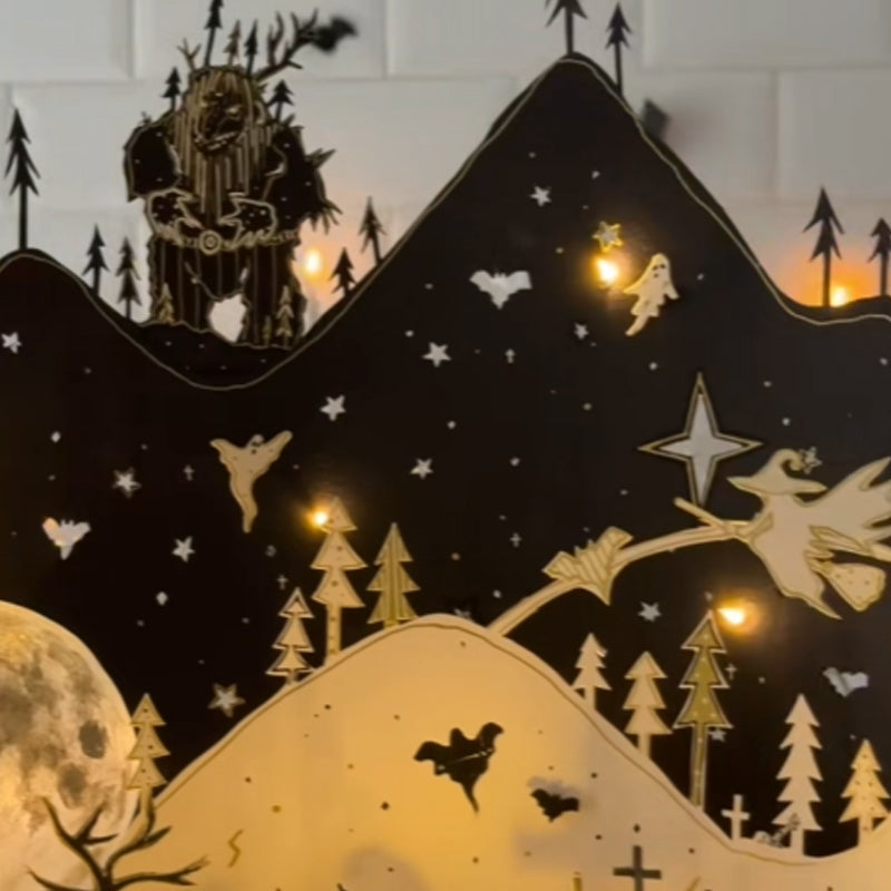 🏚️ Halloween Magic Haunted House Lighting | Light up your spooky night 🎃👻