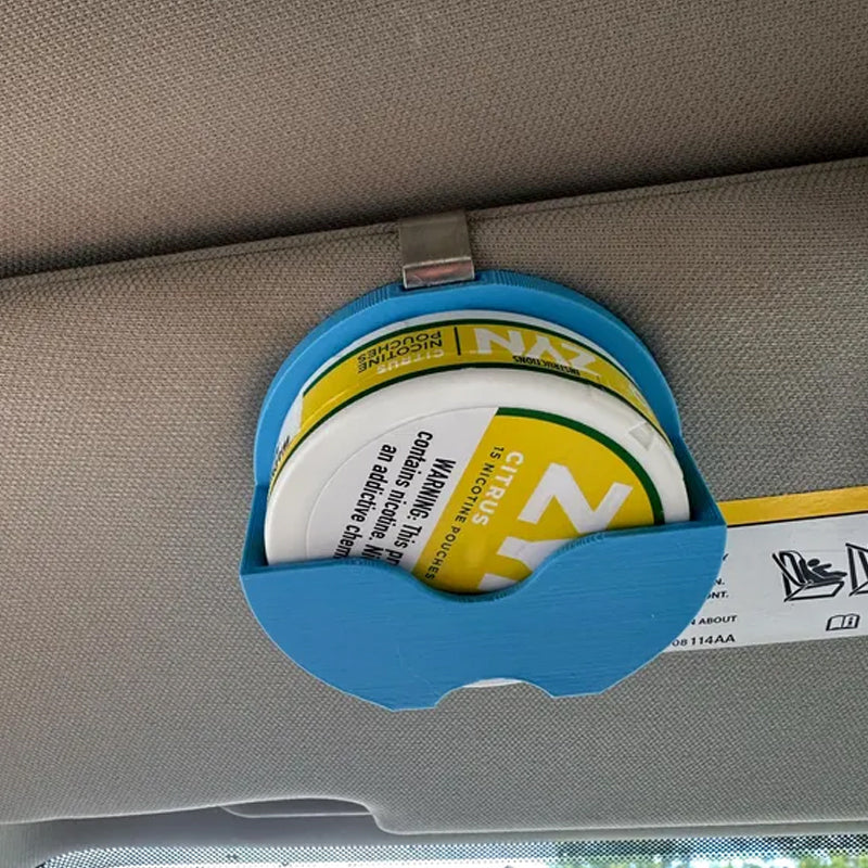 Dip Can Holder for Car Visor