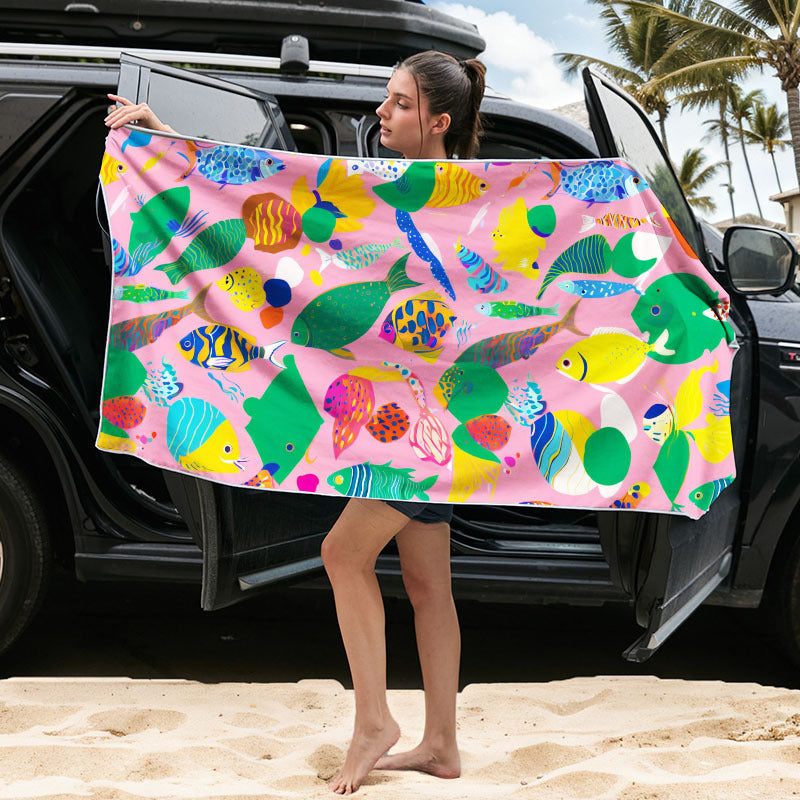 Outdoor Magnetic Bath Towel