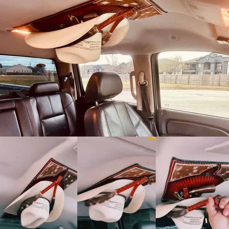 🐮🤠 Car-Mounted Cowboy Hat Holder