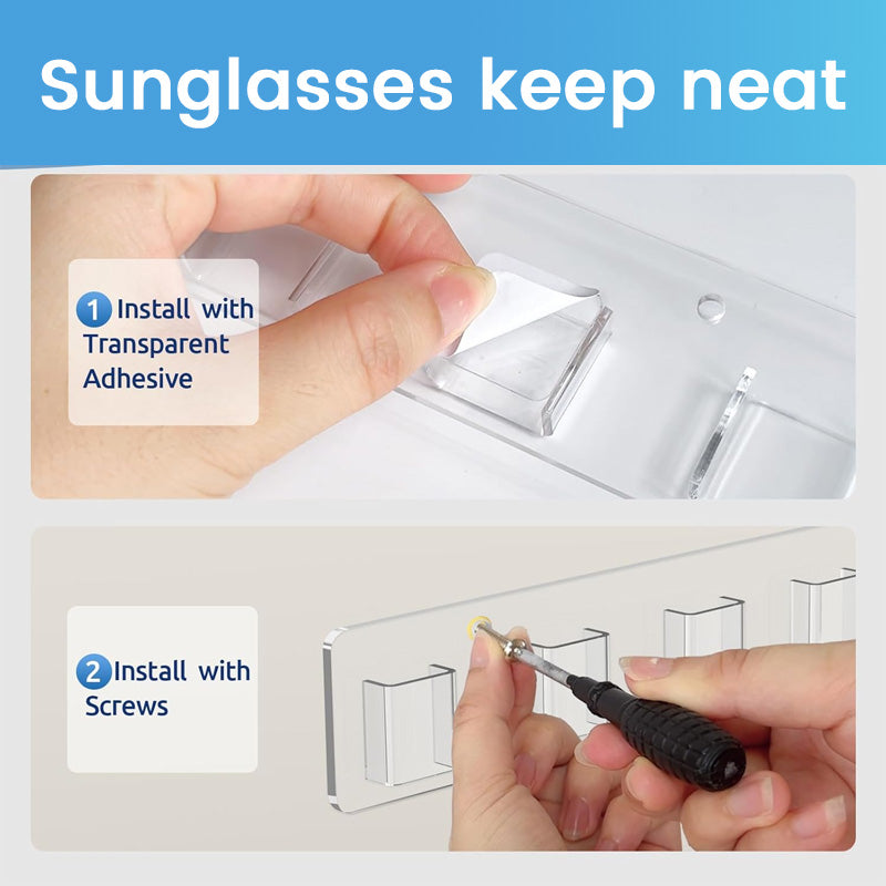 🕶️ Acrylic Sunglasses Display Stand – Stylish and Practical Organizer