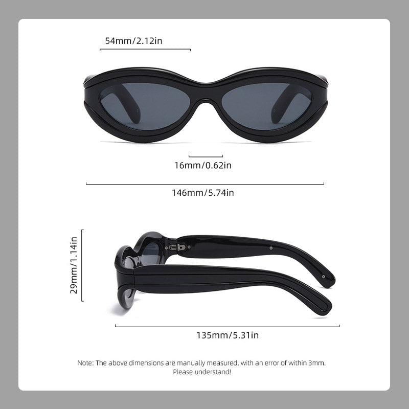 Cat-Eye Color Block UV Protection Sunglasses(Each Only $9.99)