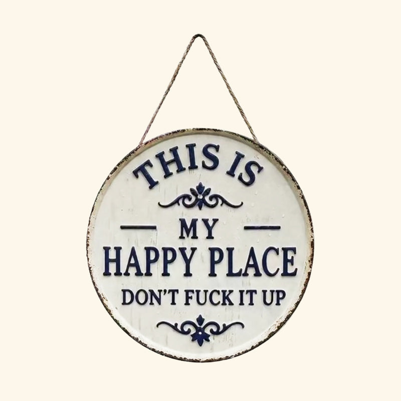 “This Is My Happy Place” &“This Is Our Happy Place”Door Sign