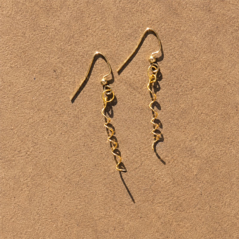 Spiral Ikebana Earrings