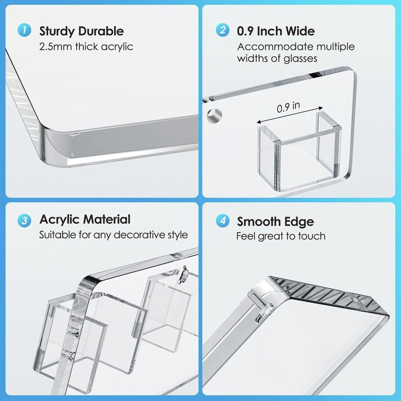 🕶️ Acrylic Sunglasses Display Stand – Stylish and Practical Organizer