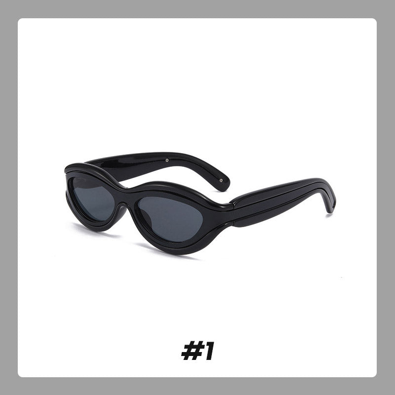 Cat-Eye Color Block UV Protection Sunglasses(Each Only $9.99)