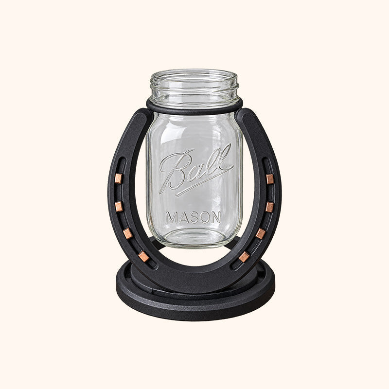 Horseshoe-Shaped Floral Vase