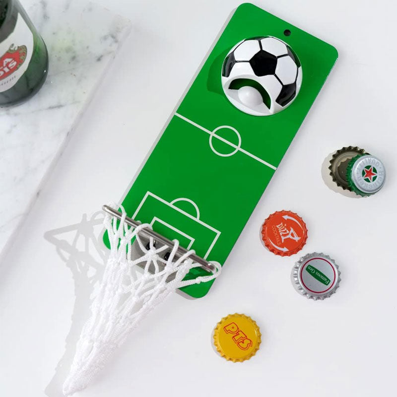 Slam Dunk Bottle Opener with Cap Catcher