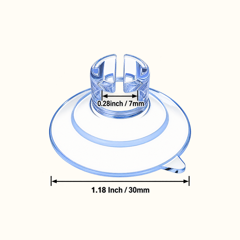 Christmas Light Suction Cup Clips with Wire Slots