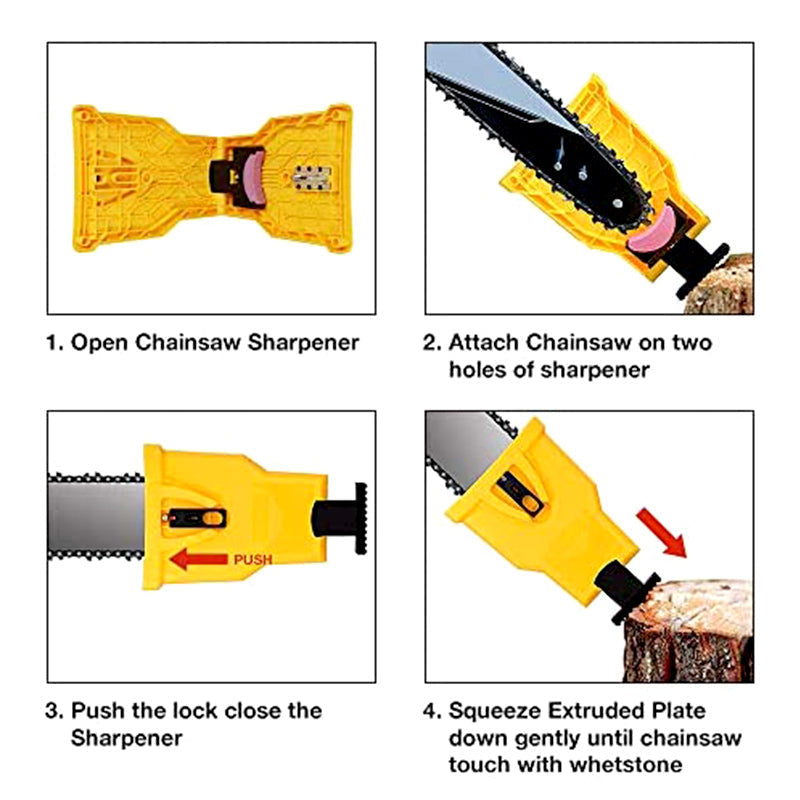 ⛓️ Portable Chain Saw Sharpener – A fast and safe chain sharpening tool