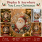 🎄 Premium Christmas Pearl Diamond Art Ornament Kit | DIY Holiday Hanging Decor