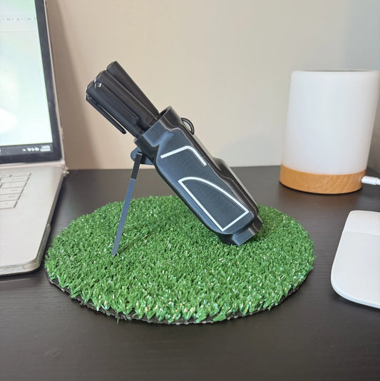 ⛳ Golf Bag Pen Holder | Stylish Desk Decor, Perfect Golf Lover Gift