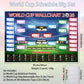 ⚽ 🏆 Ultimate 2026 Soccer Fan Wall Chart Kit – Group Stage & Knockout Posters (23.6” x 35.4”), Marker Pen & Mounting Strips Included