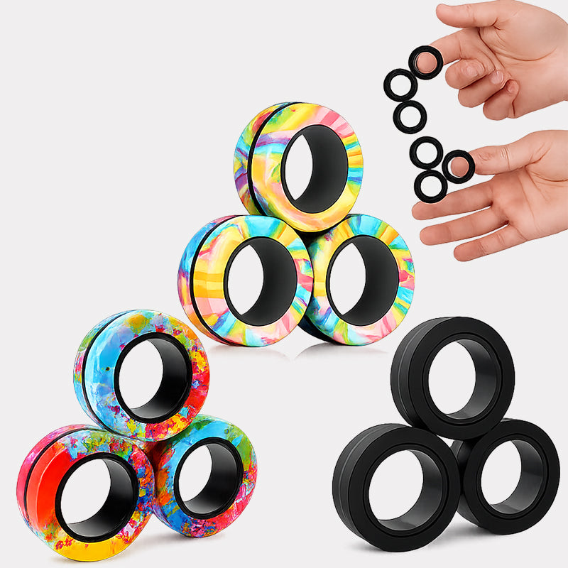 🧲✨ Magnetic Fidget Rings