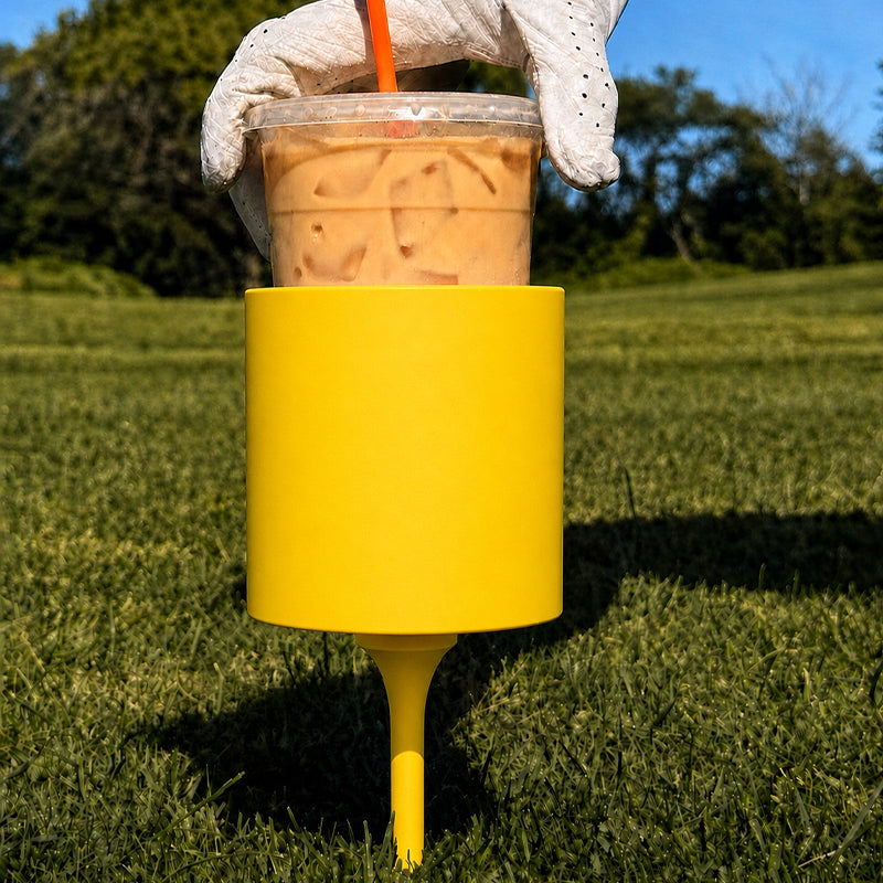 Portable Golf Ground Cup Holder – Drink Holder Stake for Coffee & Beverage Cups