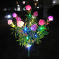 Solar Gardenia Flower Lights 🌸 LED Simulation Flower Lamps for Courtyard & Garden Decoration, Outdoor Waterproof Ambient Lighting