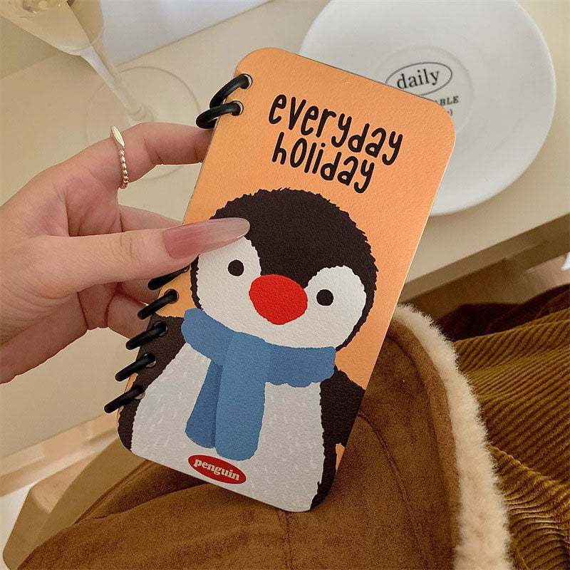 Loose-Leaf Notebook Cartoon Phone Case