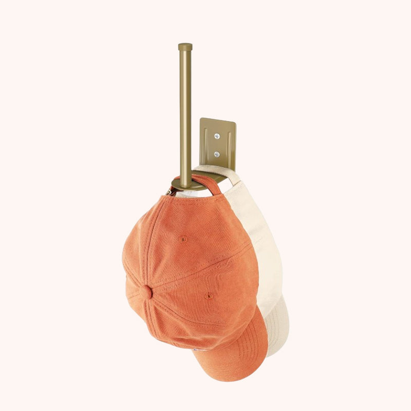 Drill-Free Wall Mounted Hat Rack – Self-Adhesive Baseball Cap Organizer