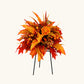 Autumn Harvest Floral Garden Stake Arrangement 🍁