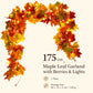 Autumn Maple Leaf Garland Decoration Set | Create a Warm Autumn Home Atmosphere