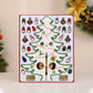 24-Day Wooden Christmas Tree Advent Calendar with Ornaments