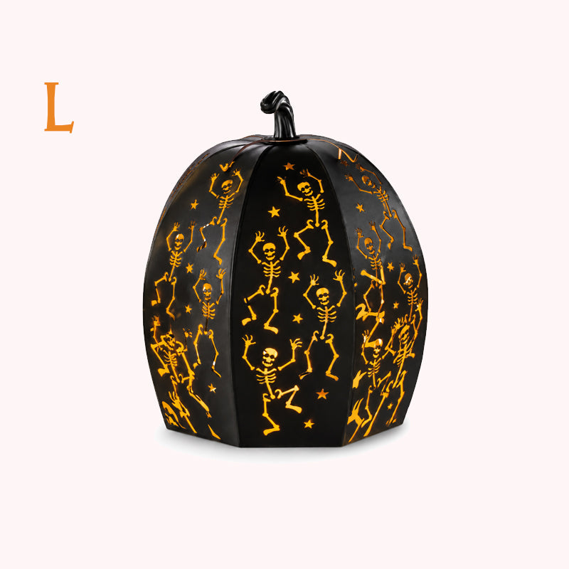 🎃 Early Halloween Sale | Halloween Pumpkin Lantern | Vintage Metal Jack-O'-Lantern Decor