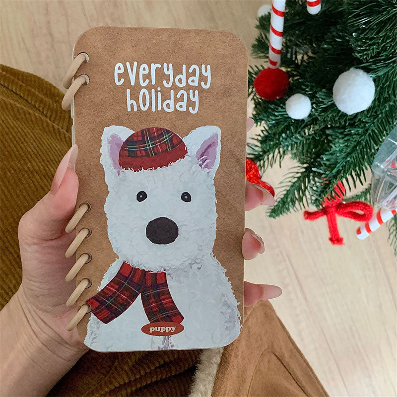 Loose-Leaf Notebook Cartoon Phone Case