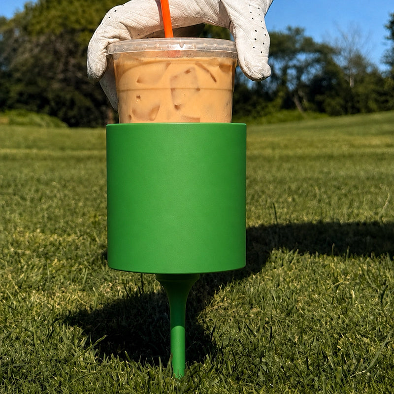 Portable Golf Ground Cup Holder – Drink Holder Stake for Coffee & Beverage Cups