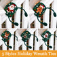 Christmas Wreath Ties - 5 Festive Styles for Railings