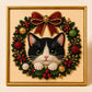 Christmas Cat Pearl Diamond Painting Kit