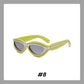 Cat-Eye Color Block UV Protection Sunglasses(Each Only $9.99)
