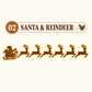 LED Reindeer Wall Decorations - Festive Christmas Lighting