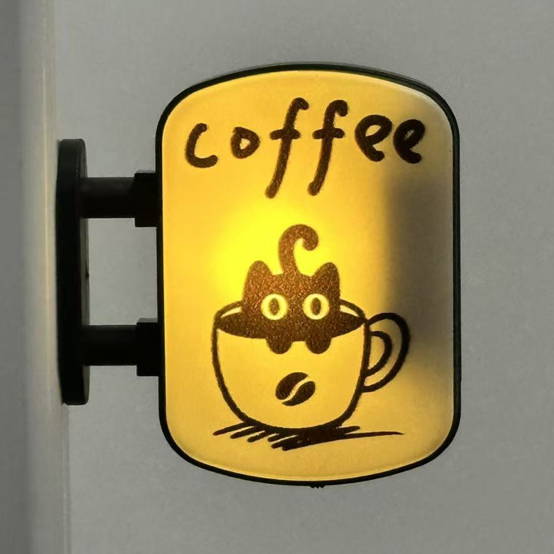 ☕Magnetic Coffee Machine Signboard