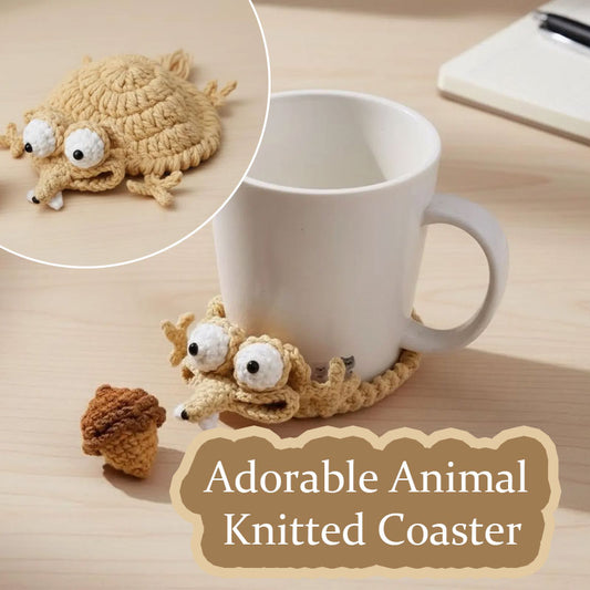 Small animal knitted coasters