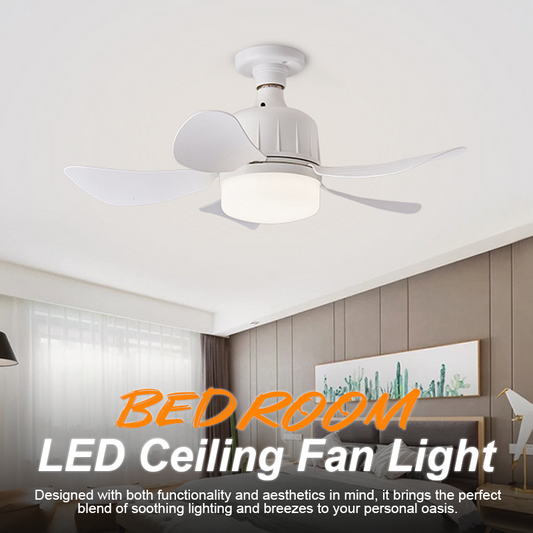 Bedroom LED Ceiling Fan Light