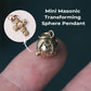 Mini Masonic Transforming Sphere Pendant