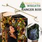 Adjustable Christmas Wreath Hanger Rod