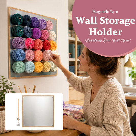 Magnetic Yarn Wall Storage Holder