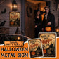 🎃 This Is My Happy Place™ Halloween Metal Sign