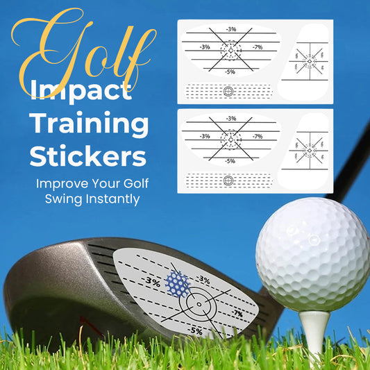 Golf Impact Training Stickers