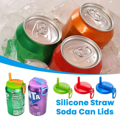 🎄Early Christmas Hot Sale - 49% OFF 🎁Silicone Straw Soda Can Lids