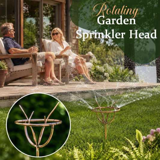 🌿💦 Rotating Garden Sprinkler Head