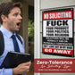 Zero-Tolerance "No Soliciting" Sign 🛑 — Make Your Boundaries Crystal Clear