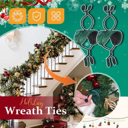Christmas Garland Ties | Reusable No-Damage Banister Holders